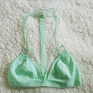 Seafoam green bralette